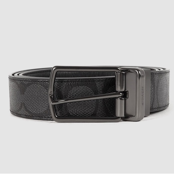 Coach Harness Buckle Reversible cut to size belt - Picture 3 of 14